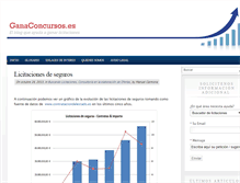 Tablet Screenshot of ganaconcursos.es